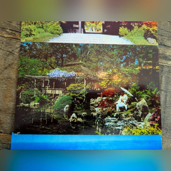 San Franscisco Vintage Postcards Unused Gloss Japanese Tea Golden Gate Bridge - Picture 3 of 10